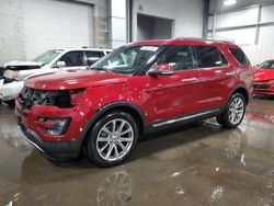 Ford Explorer salvage cars for sale: 2016 Ford Explorer Limited