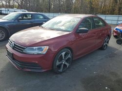 Volkswagen Jetta salvage cars for sale: 2016 Volkswagen Jetta S