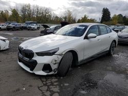 BMW i5 Edrive salvage cars for sale: 2024 BMW I5 Edrive 40