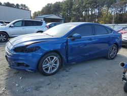 Ford Fusion salvage cars for sale: 2018 Ford Fusion SE