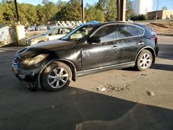 Salvage cars for sale from Copart Gaston, SC: 2010 Infiniti EX35 Base