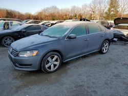 Salvage cars for sale from Copart North Billerica, MA: 2013 Volkswagen Passat SE