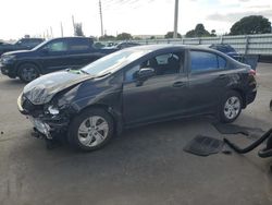 Honda Civic salvage cars for sale: 2014 Honda Civic LX