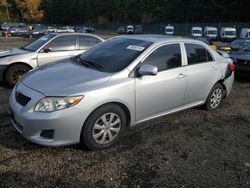 Toyota salvage cars for sale: 2009 Toyota Corolla Base