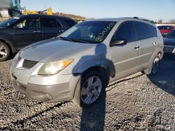 Pontiac salvage cars for sale: 2003 Pontiac Vibe