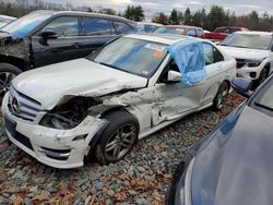 Mercedes-Benz c-Class salvage cars for sale: 2012 Mercedes-Benz C 300 4matic