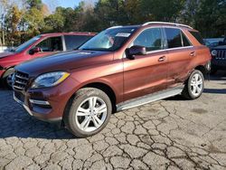 Mercedes-Benz m-Class salvage cars for sale: 2013 Mercedes-Benz ML 350 Bluetec