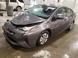 Toyota salvage cars for sale: 2017 Toyota Prius