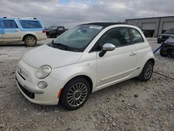 Fiat 500 salvage cars for sale: 2012 Fiat 500 Lounge