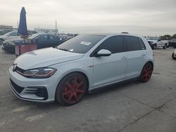 Volkswagen gti salvage cars for sale: 2018 Volkswagen GTI S/SE