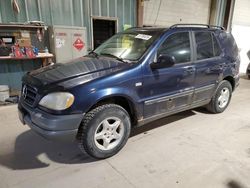 Mercedes-Benz salvage cars for sale: 1999 Mercedes-Benz ML 320