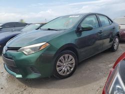 Toyota Corolla salvage cars for sale: 2016 Toyota Corolla L