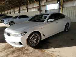 BMW 5 Series salvage cars for sale: 2018 BMW 530E