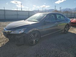 Honda salvage cars for sale: 2017 Honda Accord Touring