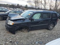 Vehiculos salvage en venta de Copart Candia, NH: 2015 Honda Pilot Touring