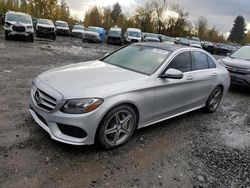 Mercedes-Benz c-Class salvage cars for sale: 2016 Mercedes-Benz C 300 4matic