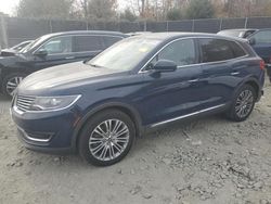 Lincoln salvage cars for sale: 2018 Lincoln MKX Reserve