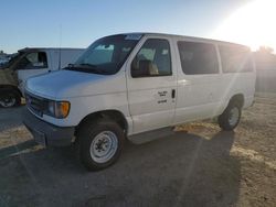 Salvage cars for sale from Copart Bakersfield, CA: 2003 Ford Econoline E350 Super Duty Wagon