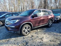 Honda Pilot salvage cars for sale: 2017 Honda Pilot EXL