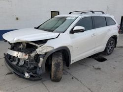 Toyota Highlander salvage cars for sale: 2016 Toyota Highlander XLE