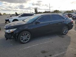 Toyota Camry salvage cars for sale: 2015 Toyota Camry LE