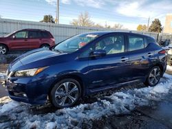 Nissan Leaf salvage cars for sale: 2019 Nissan Leaf S Plus