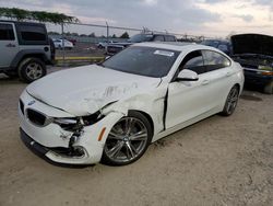 BMW 4 Series salvage cars for sale: 2017 BMW 430XI Gran Coupe