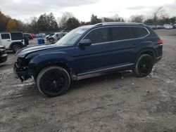 Volkswagen Atlas salvage cars for sale: 2018 Volkswagen Atlas SEL Premium