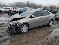 Toyota Corolla salvage cars for sale: 2016 Toyota Corolla L