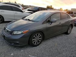 Honda Civic salvage cars for sale: 2012 Honda Civic EXL