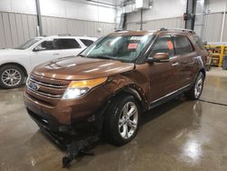 Ford salvage cars for sale: 2012 Ford Explorer Limited