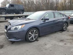 Salvage cars for sale from Copart Glassboro, NJ: 2017 Subaru Legacy 2.5I Limited