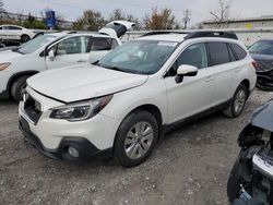 Subaru Outback salvage cars for sale: 2018 Subaru Outback 2.5I Premium