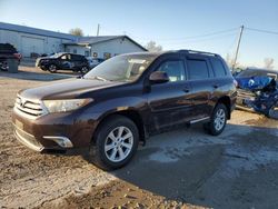 Toyota Highlander salvage cars for sale: 2012 Toyota Highlander Base