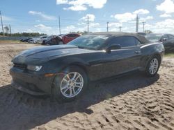 Chevrolet Camaro salvage cars for sale: 2015 Chevrolet Camaro LT