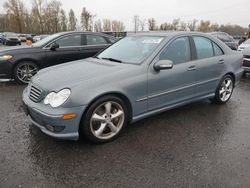 Mercedes-Benz c-Class salvage cars for sale: 2006 Mercedes-Benz C 230