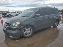 Honda Odyssey salvage cars for sale: 2007 Honda Odyssey Touring