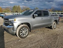 Chevrolet salvage cars for sale: 2021 Chevrolet Silverado K1500 LT