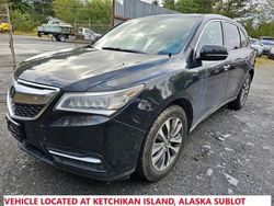 Acura salvage cars for sale: 2016 Acura MDX Technology