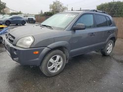 Salvage cars for sale from Copart San Martin, CA: 2007 Hyundai Tucson GLS