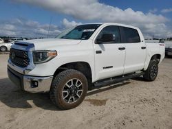 Toyota Tundra salvage cars for sale: 2018 Toyota Tundra Crewmax SR5