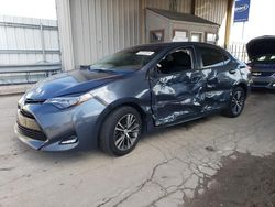 Toyota Corolla salvage cars for sale: 2018 Toyota Corolla L