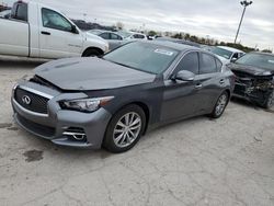 Salvage cars for sale from Copart Indianapolis, IN: 2014 Infiniti Q50 Base