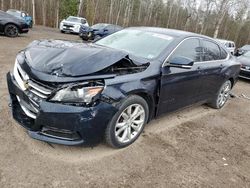 Chevrolet salvage cars for sale: 2018 Chevrolet Impala LT