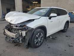 Toyota Highlander salvage cars for sale: 2021 Toyota Highlander Hybrid XLE