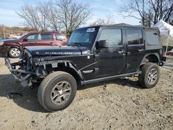 Jeep Wrangler salvage cars for sale: 2010 Jeep Wrangler Unlimited Rubicon