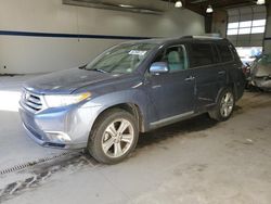 Toyota Highlander salvage cars for sale: 2013 Toyota Highlander Limited