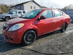 Nissan Versa salvage cars for sale: 2012 Nissan Versa S