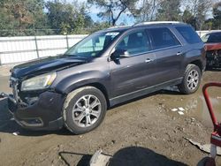 Salvage cars for sale from Copart Hampton, VA: 2015 GMC Acadia SLT-1