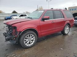 Ford Expedition salvage cars for sale: 2015 Ford Expedition Limited